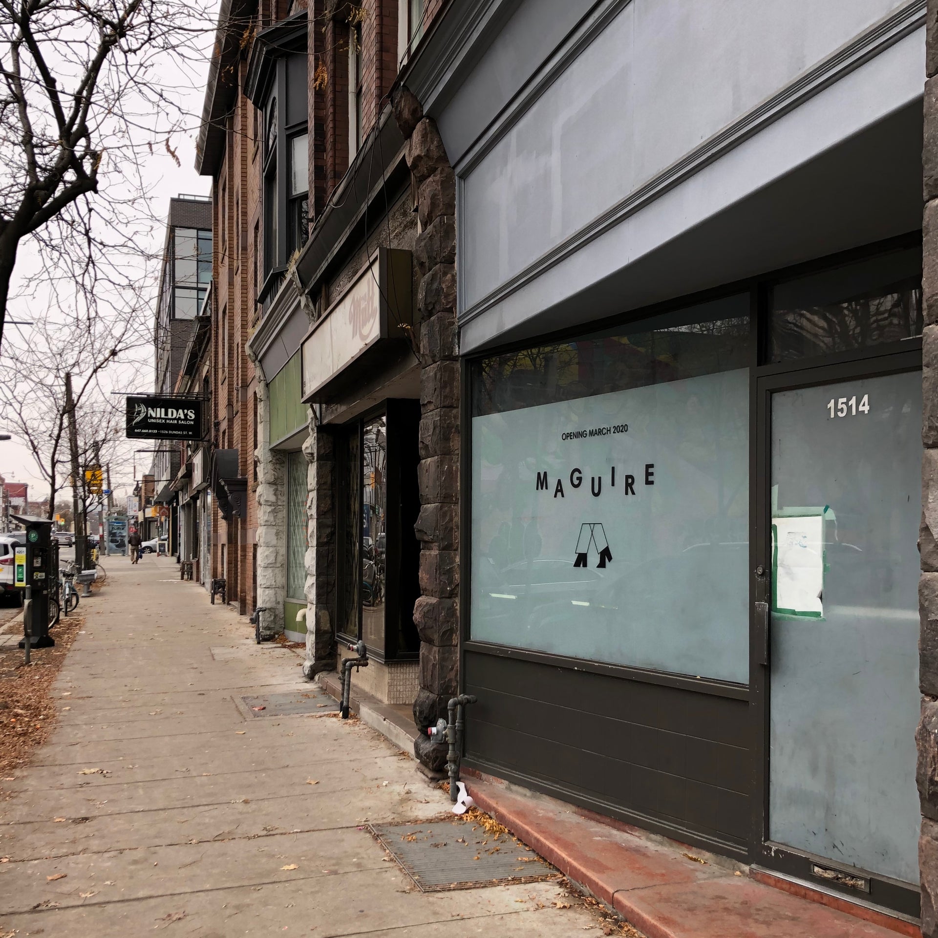 First Store in Toronto: Opening March 2020