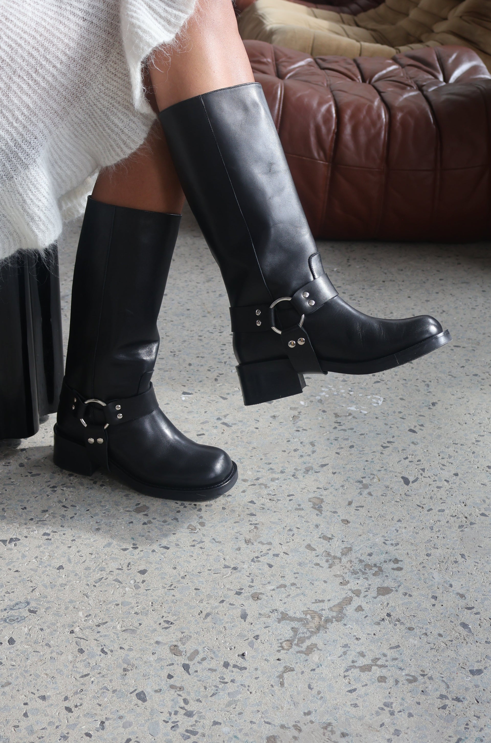 Lucca Black Boot