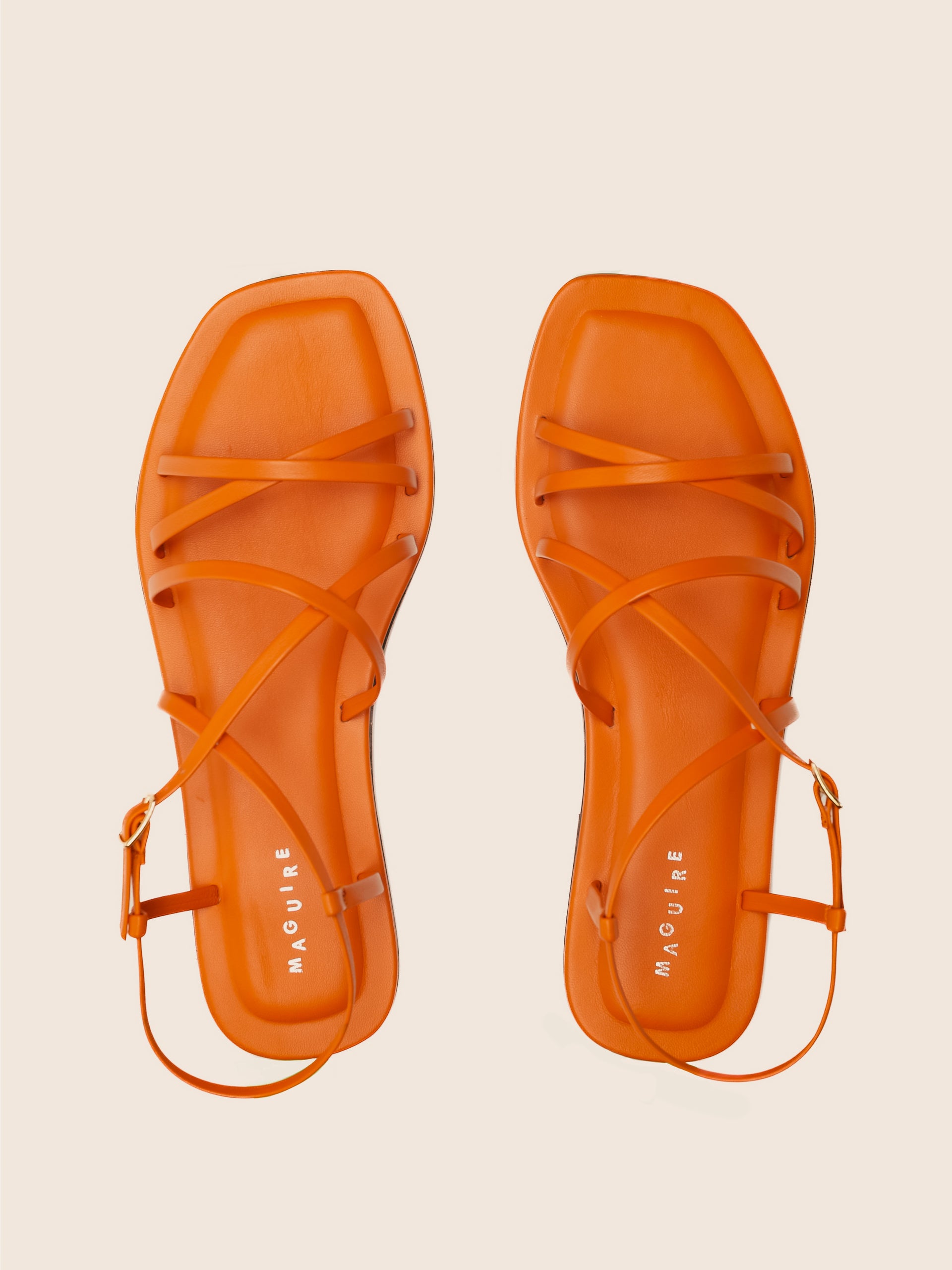 Minori Orange Sandal